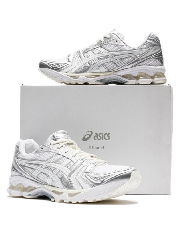 JJJJound x ASICS Gel Kayano 14 Silver White 1201A457 100